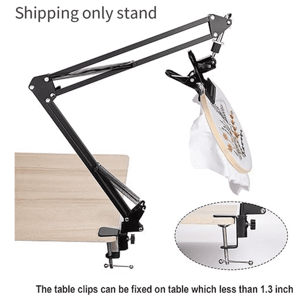 Cadre de broderie - MXZZAND - 22 cm - Support durable - Kit complet