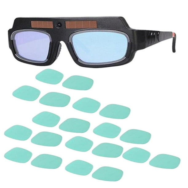 Gafas de soldadura Zulema antideslumbrantes equipo de soldadura para soldadura Mig protección ocular 20 películas protectoras