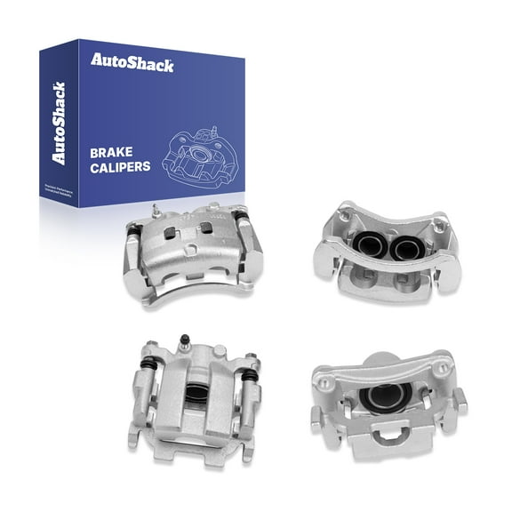 AutoShack Front & Rear Brake Calipers for INFINITI & Nissan, Q50 2014-2023 Q60 2017-2022 Z 2023, AWD RWD L4 2.0L V6 3.0L 3.5L 3.7L