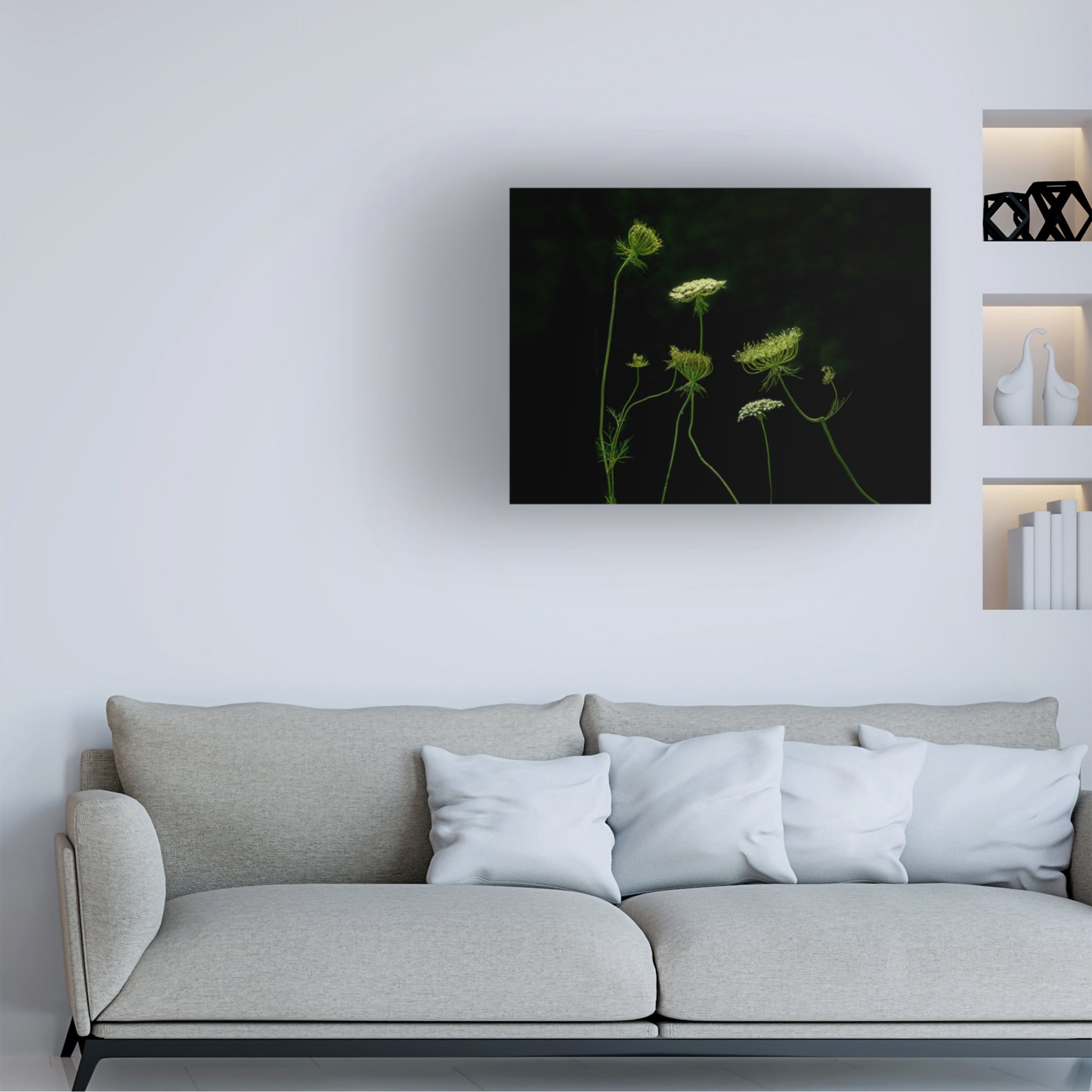 Trademark Fine Art Jennifer Chen A Green Dance Canvas Wall Art