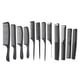 thumbnail image 2 of 12PCS New Fashion Black Combs Hairdressing Styling Hair Cutting Barber Stylist Tools Set, 2 of 5