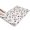 White Cow Heart, variant on White Cow Moo Milk Pattern Flannel Non Slip Door Rugs,Washable Door Mats Indoor,Decorative Door Mats,Dirt-Resistant and Absorbent Doormat for Entrance,Bedroom,Kitchen,Bathroom,23.5x16in(60x40cm)