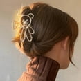 thumbnail image 5 of Fiudx Elegancia En Diseño Oso y Clip Metálico En Diamantes de Imitación, Accesorio En Cabello y Brillo Artificial, Aleación Duradera, Ideal En Fiestas y Bodas, Moda Femenina, Portátil y Reutilizable., 5 of 5