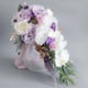 thumbnail image 4 of Ramo de flores artificiales Soledad para novia de boda 26 cm x 55 cm, 4 of 10