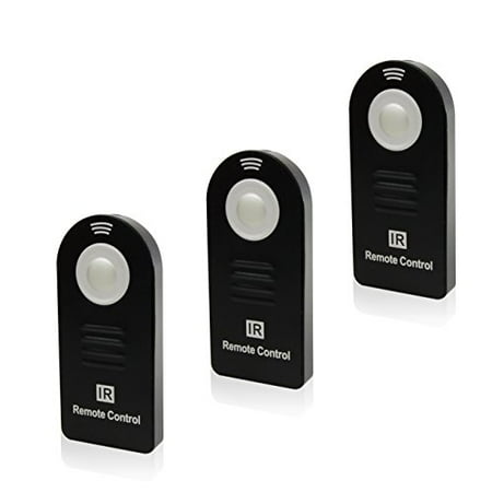 Foto&Tech 3 PCS IR Wireless Shutter Release Remote Control for PENTAX Q PENTAX DSLR 645Z 645D K-5 II K-5 II s K-3 II K-1 K-3 K-50 K-30 K-S2 K-S1 Q-S1 K-500 X-5 K-m K-5 K-7 +Velvet Bag