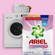 Ariel Laundry Detergent Powder With a Touch of Downy Freshness, 158 oz, 99 Loads