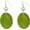 Green, variant on Geometric Dangle Earrings for women Oval Shape Shell Beads Drop Earrings[g2267]