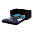 thumbnail image 4 of Marvel Black Panther Cozee Flip-Out Sofa with Memory Foam - 2-in-1 Convertible Sofa to Lounger by Delta Children, Black, 4 of 12