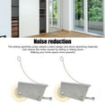 thumbnail image 3 of 2Set Rust Resistant Stainless Steel Sliding Wardrobe Pulley, Smooth Running, Silent Design, Lightweight, High Strength, Suitable for Sliding Doors, Bedroom, Kitchen, Bathrooms, 3 of 7