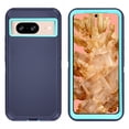 thumbnail image 4 of Asuwish Compatible with Google Pixel 8 5G Phone Case Hybrid Rugged Shockproof Hard Protective Drop Proof Full Body Heavy Duty Mobile Cell Cover for Pixel8 Eight Women Men Blue, 4 of 9