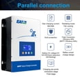 thumbnail image 4 of Controlador de carga solar POWLAND 100A MPPT 12-48V con pantalla LCD, 4 of 6