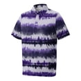 thumbnail image 4 of Big and Tall Golf Shirts for Men Moisture Wicking Men Polo Shirts Business Casual Mens Polo Striped Summer Classis Relaxed Fit Short Sleeve Golf Shirts Purple 6XL, 4 of 6