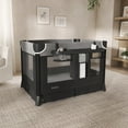 thumbnail image 4 of Evolur Cozy Cove All-in-One Portable Playard Black with Bassinet & Changing Table – Quick-Fold Travel Playard with Breathable Mesh Sides, Travel Bag Included, 4 of 10