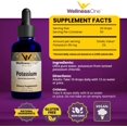 WellnessOne Potassium Liquid Supplement Ionic Mineral Drops, 50 ml