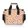 thumbnail image 7 of FORMRS Insulated Cooler Bag 24 Cans Capacity Soft Leakproof Lunch Box with Side Pockets, Yellow Stars Pattern, 7 of 7