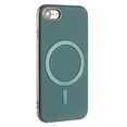 thumbnail image 4 of for iPhone 7 / iPhone 8 / iPhone SE 2022 & 2020 Strong Magnetic Case Compatible with Mag-Safe, Luxury Elegant PU Leather TPU Bumper Shockproof Protective Slim Magnetic Phone Cover, Green, 4 of 6