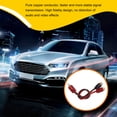 thumbnail image 1 of Baohd Car Audio Cable Fast Speed Low Latency Vehicle Speaker Subwoofer Cord Automotive Automobile Modified Accessories 1 Male 2 Female, 1 of 6