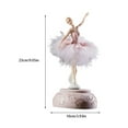 thumbnail image 2 of Injueey Caja Musical de bailarina, caja elegante para chica bailando, cajas artesanales elegantes para amigo, regalo de cumpleaños de Decoración del hogar Rosa, 2 of 6