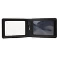 thumbnail image 4 of 2xPU Leather Double Cards Vertical Style ID Business Badge Holders Negro Sunnimix Titular de la tarjeta de identificación para hombre, 4 of 4