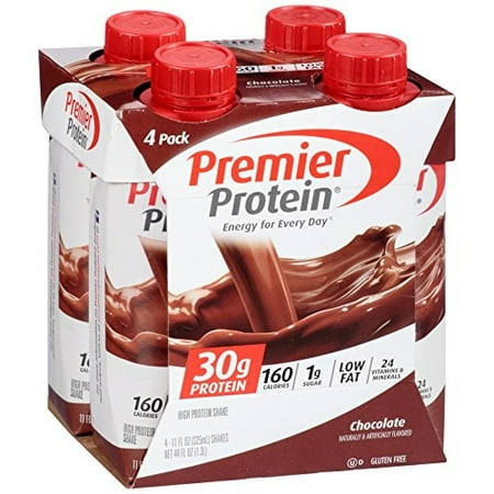 Premier Protein Shake, Chocolate, 30g Protein, 4 Ct