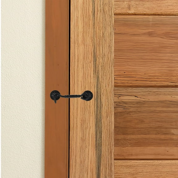 FRCOLOR Heavy-Duty Hook And Eye Latch Metal Latch For Security Door Lock Boat Door Latch Garage Door Lock Gate Latch Eye Latch Hook Stainless Steel Door Lock Catch