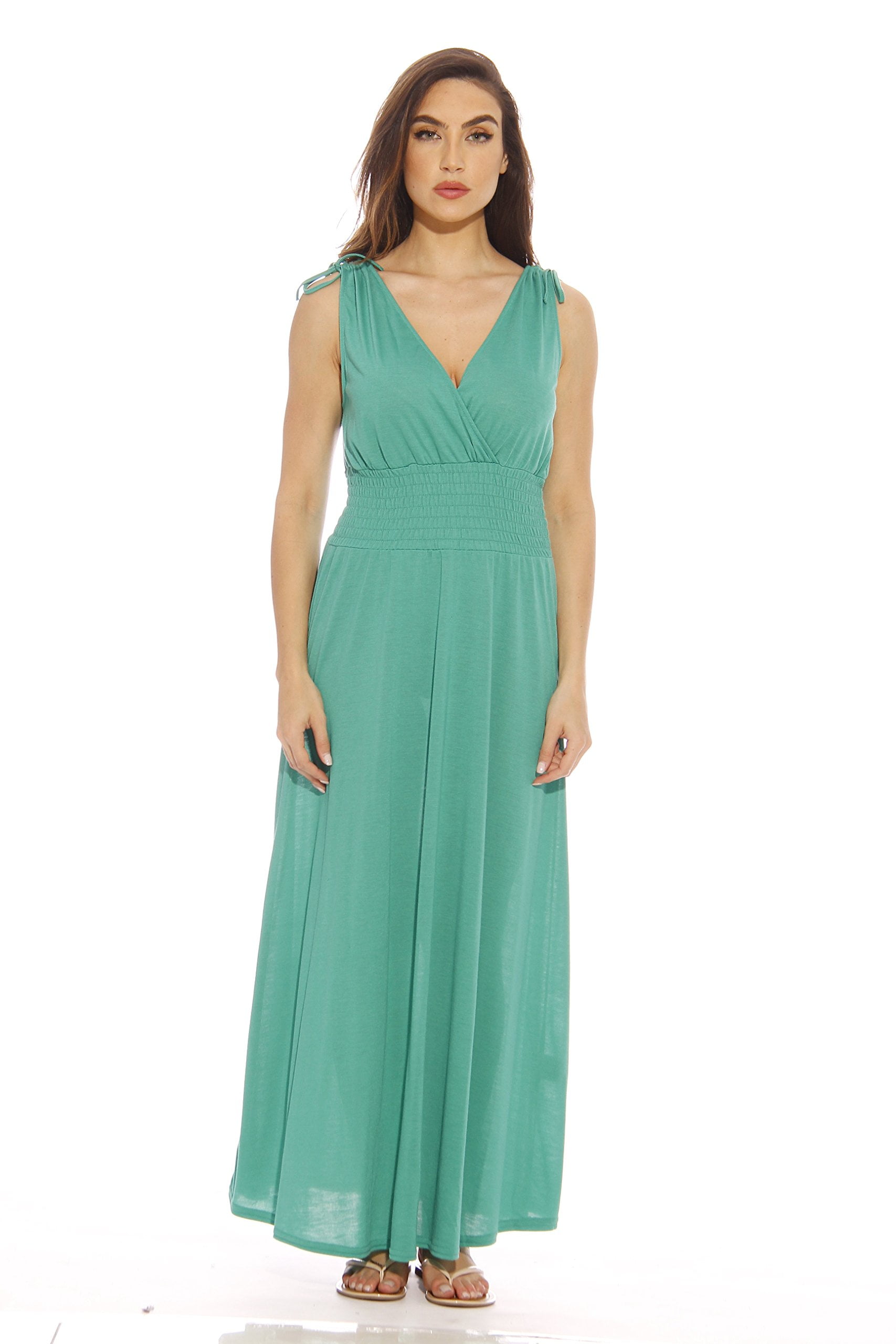 Just Love Maxi Dress / Summer Dresses for Women (Emerald Green, Medium ...