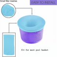 thumbnail image 5 of SHAR Blue Pool Skimmer Socks - 20 Pack, Reusable & Super Elastic for Pool Spa Pump Basket, 5 of 5