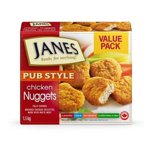 Nuggets de poulet style pub Janes format familial Nuggets de poulet style pub Janes format familial