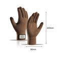 thumbnail image 2 of Guantes Dedos Completos Portátil Ciclismo Cortavientos Pantalla Táctil Caqui JShteea Para Estrenar, 2 of 8