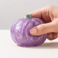 thumbnail image 4 of Halloween Pumpkin Squeeze Toys, Slow Rise Glitter Dumpling Squishies, Cute Pumpkins Stress Ball Gifts for Adults Anxiety Relief Office, Purple, 4 of 5