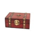 thumbnail image 3 of Vintage Jewelry Storage Box Multipurpose Wooden Keepsake Organizer Great Gift For Women Girls New, 3 of 6