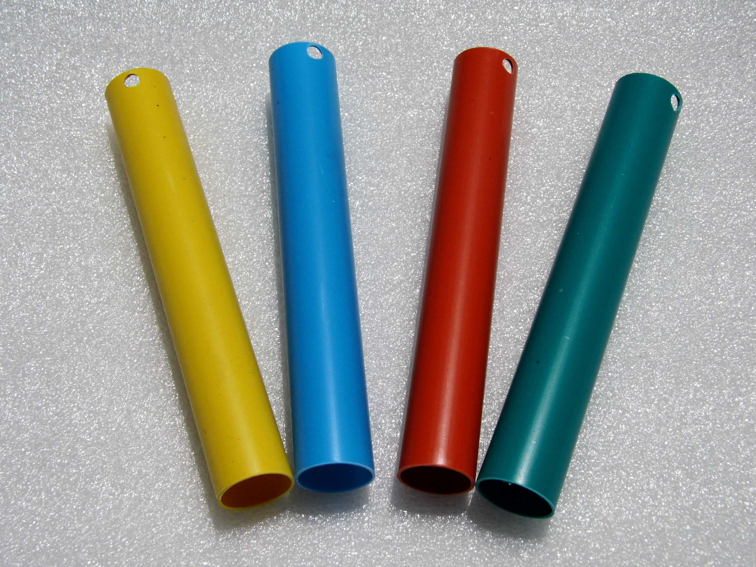 4 Toilet flush valve extension tubes. Outer diameter of tube 1.125" to