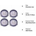 thumbnail image 5 of Tapacubos de 4 piezas compatibles con Mercedes Benz 75 mm - Azul, 5 of 5