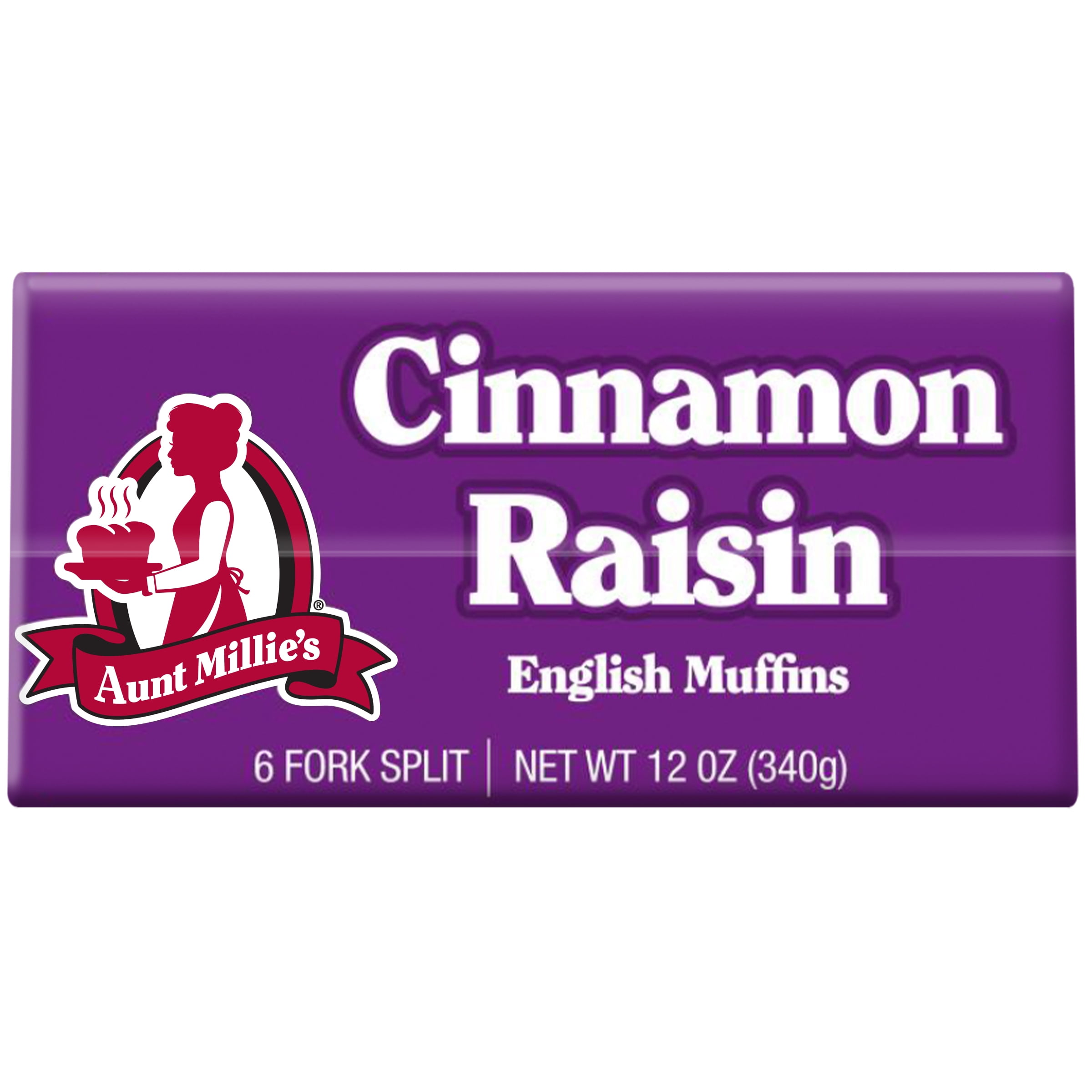 Aunt Millie's English Muffins, Cinnamon Raisin, 6 Ct., 12 oz.