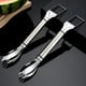 thumbnail image 3 of Cortador de sandía 3 en 1 de acero inoxidable con tenedor y cuchillo | Cortador de fruta inoxidable para cubos y rebanadas | Aparato de cocina ligero y portátil para fiestas familiares y camping., 3 of 5