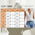 thumbnail image 3 of TEMOFON Tank Tops for Women Casual Loose Fit Blouses V Neck Fashion Summer Tank Tops Dressy Solid White T Shirts for Women Size L, 3 of 3