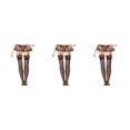 thumbnail image 4 of yingyy Porte-Jarretelles Haute Bas à la Mode Aguichant Bas Polyvalents Rose+bas 3ensemble, 4 of 6