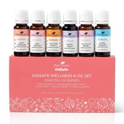 Plant Therapy KidSafe Wellness Essential Oil Blends Set 100% Pure, Undiluted, Therapeutic Grade 10 ml (1/3 oz) each
