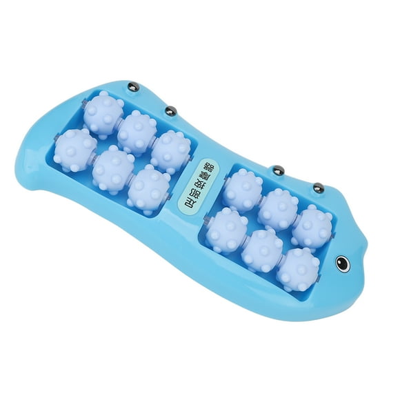 Rodillo masajeador de pies BuyWeek azul doble
