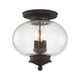 thumbnail image 6 of Livex Lighting Harbor Ceiling Mount in Bronze, 6 of 9