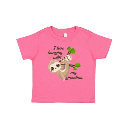 

Inktastic Hanging with My Grandma Boys or Girls Baby T-Shirt