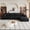 Black + Corduroy + Primary Living Space + Foam + Fabric + 4 Seat, variant on 135" Cloud Sectional Couch with L-Shape Chaise,Modern Modular Sofa with Deep Seat, Upholstered Couches for Living Room Bedroom,No Assembly Required, Grey(Plush Corduroy Fabric)