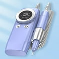 thumbnail image 6 of Electric Nail File Nail Sander Professional LCD Display 36W 45000 RPM Manicure Pedicure Tool Easy to Use Low Noise 5000mAh USB Rechargeable violet, 6 of 10