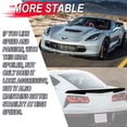 thumbnail image 4 of NIXFACE Rear Trunk Lid Spoiler for 14-19 Corvette C7 Z06 Stage 3 SMOKE Tinted Wickerbill, 4 of 6