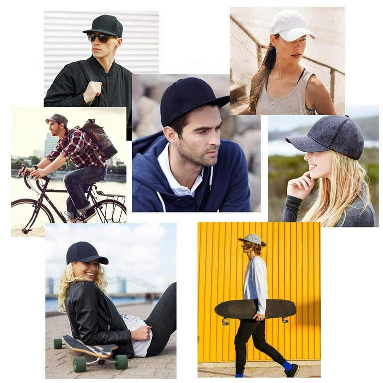  Style Hats for Men Fashion Women Men Sport Print Breathable  Beach Baseball Cap Hip Hop Hat Sun Hat L A Hats (Black, One Size) : Sports  & Outdoors