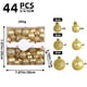thumbnail image 1 of Juego de 44 Adornos Navideños Irrompibles | Bolas de Colores de Plástico Galvanizado de 3/4/5 Cm | Adornos Navideños Ligeros y Duraderos para Árbol de Navidad, Fiestas, Hogar, Niños, Mascotas y Perso, 1 of 5