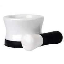 Porcelain Mortar & Pestle Grinding