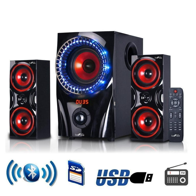beFree Sound BFS-99X Channel Home Stereo Music System