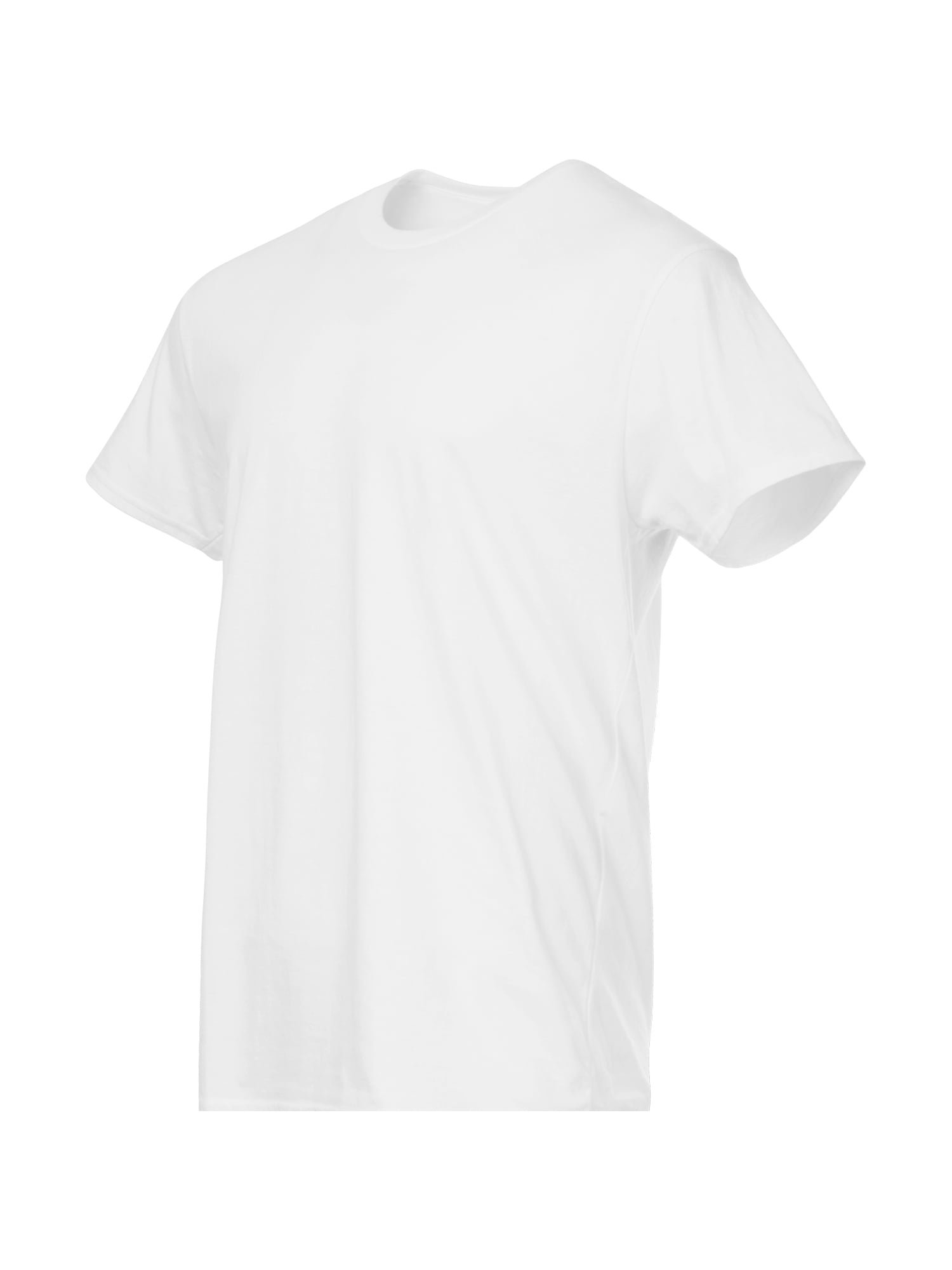 Gildan Mens Cotton Stretch Crewneck Tee Undershirt SM-2X, 3 Pack
