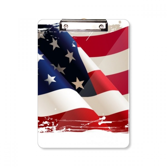 Air Brushing Stars And Stripes America Flag Clipboard Folder Writing Pad Backing Plate A4